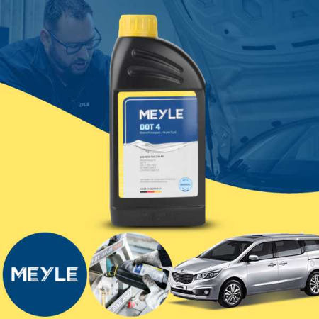 [자체제작]기아 카니발(올뉴)(14~17) 2.2d MEYLE DOT4 브레이크오일 1L 제동액 자동차 브레이크액 독일산 고성능 프리미엄 오일 1병