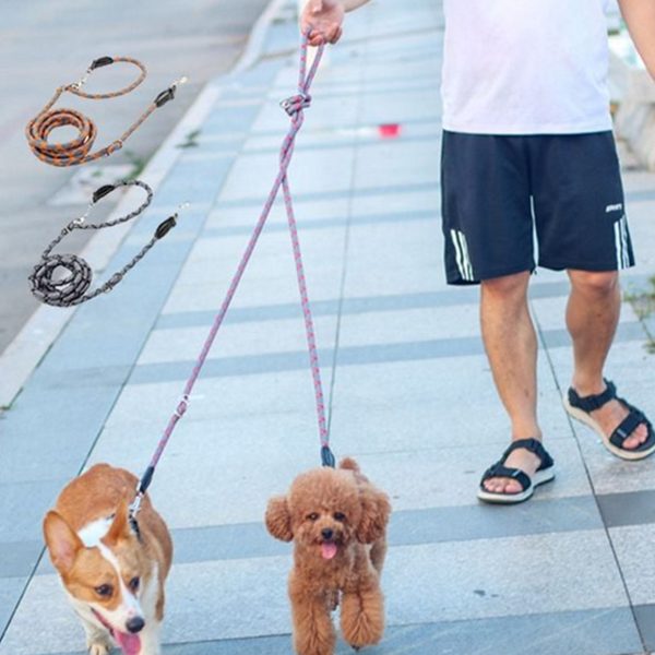 멀티 핸즈 프리 리드 줄 훈련용 강아지 리드 줄