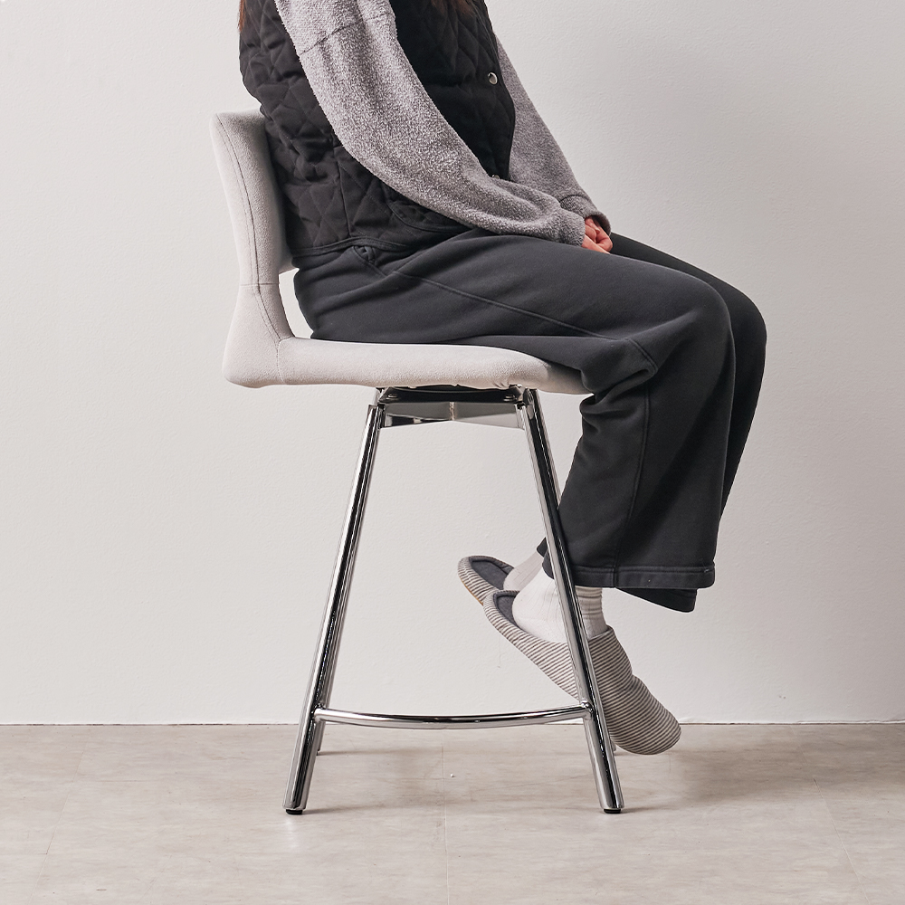 아일랜드식탁 의자 높은 회전 바체어 홈바의자 샤프 53cm