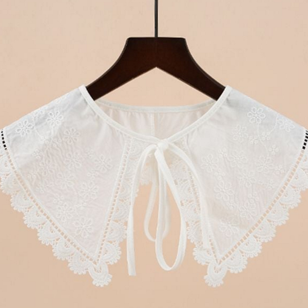 악세사리 레이스 넥 카라 블라우스 페이크 카라 케이프 - 상품 이미지