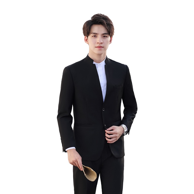 차이나카라 정장 남성 의상 자켓 팬츠 경성 신사복 쓰리피스 수트 공연 - 상품 이미지