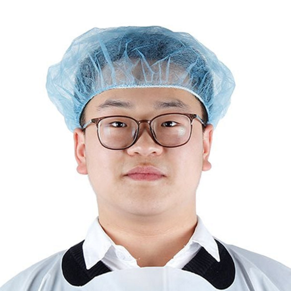 통기성 일회용 부직포 모자 작업용 부직포 위생 모자 주방 - 상품 이미지