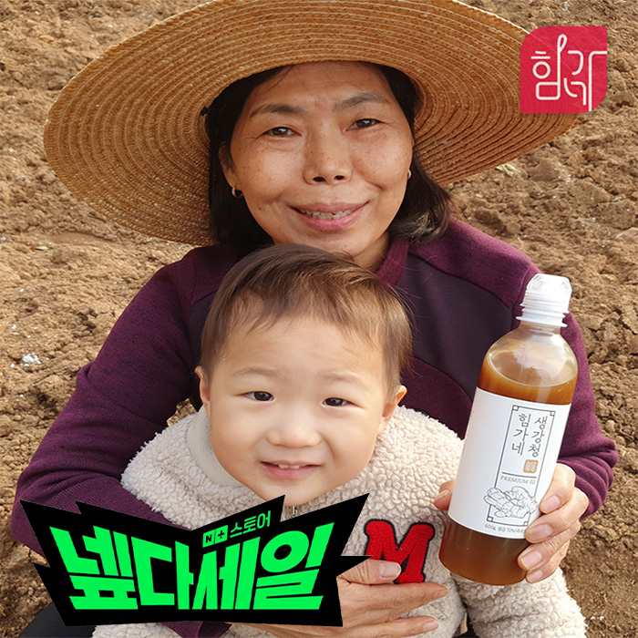 힘가네 생강청 생강차 수제 600g - 메인 이미지