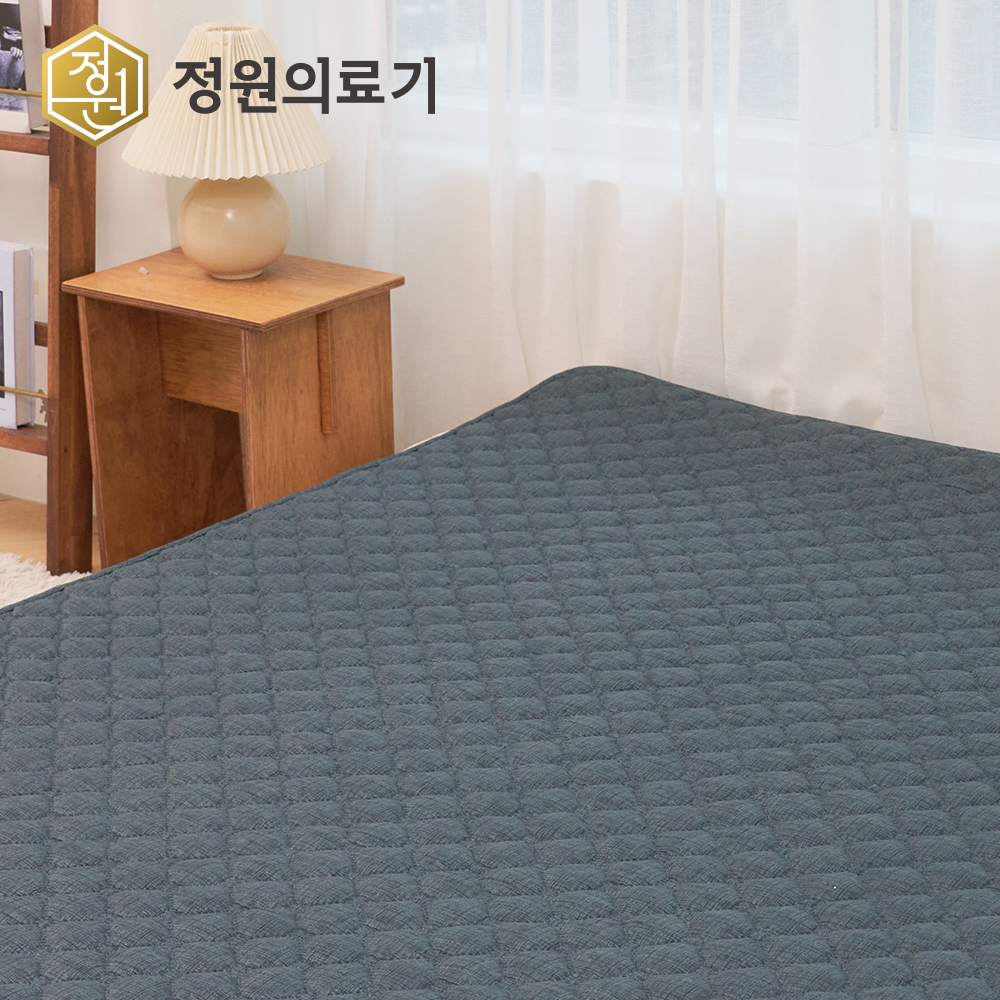 전자파없는 탄소매트 전기장판 전기매트 온열매트 침대 캠핑 1인용 싱글 슬랙스차콜