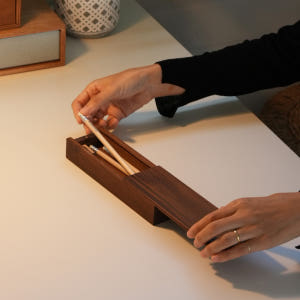 무디스워크 원목 필통 나무 데스크테리어 우드 필기구 정리함 연필꽂이 연필... 실사용 후기 | 효과 있을까? - 상품 이미지 3