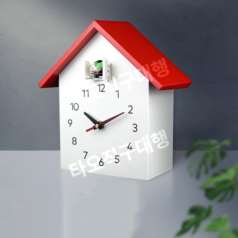 뻐꾸기시계 시계 거실 벽걸이 인테리어 부엉이 엔틱 빈티지 - 상품 이미지