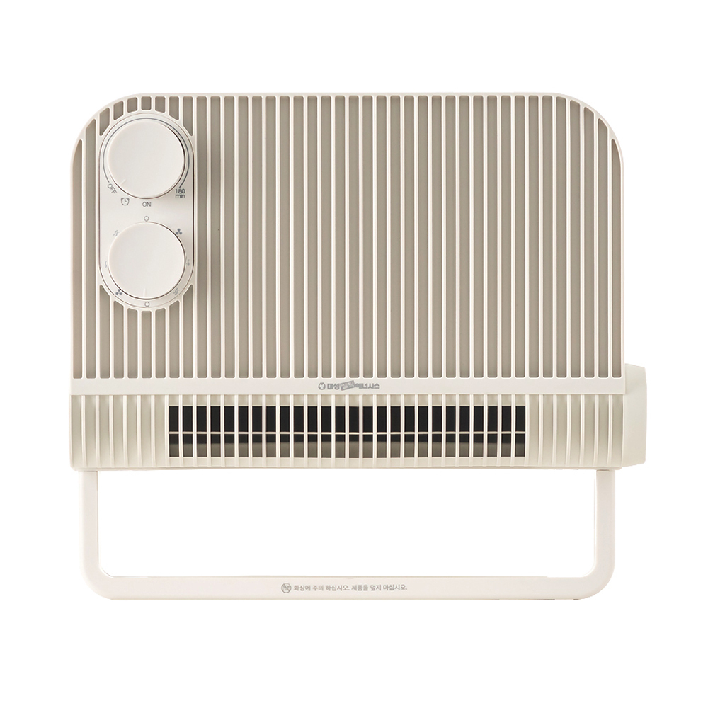대성쎌틱 욕실 화장실 온풍기 벽걸이 가정용 미니 히터 난방기 크림화이트