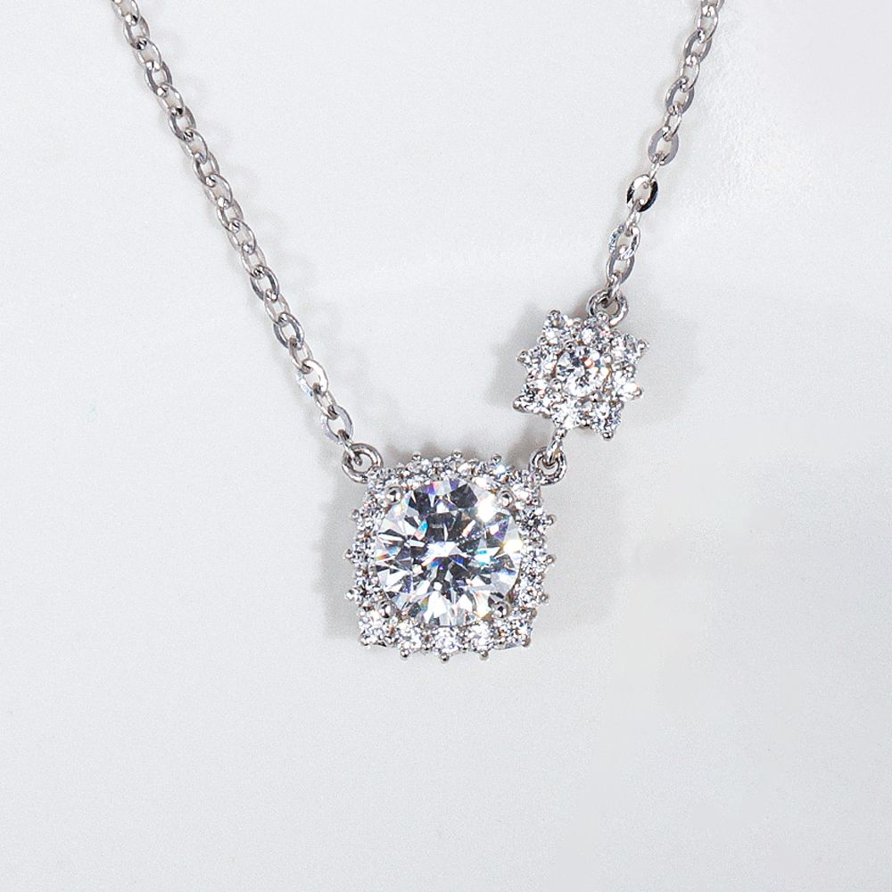 3부 5부 랩 다이아 목걸이 랩 IGI 마제스티 프로포즈 웨딩 예물 결혼 기념일 선물 - 상품 이미지