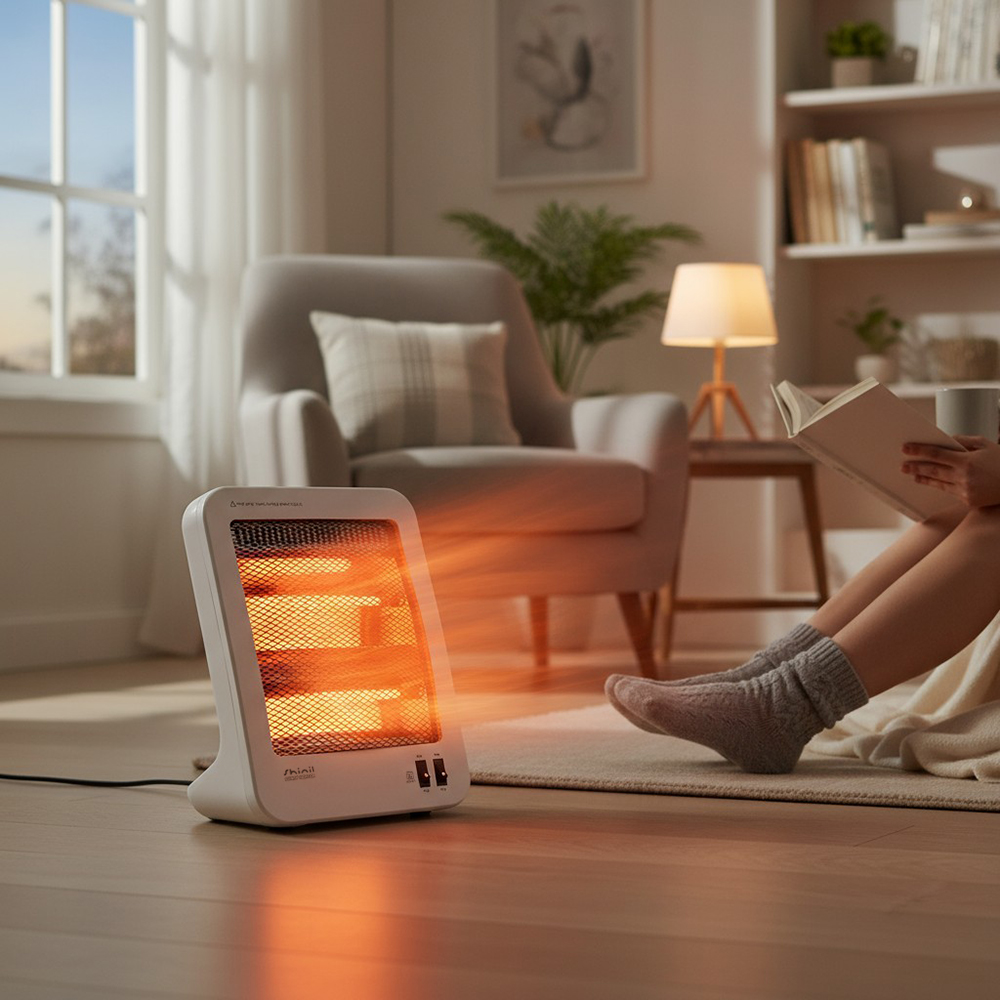 신일 전기히터 가정용 난로 미니 소형 사무실 발난로 온열기