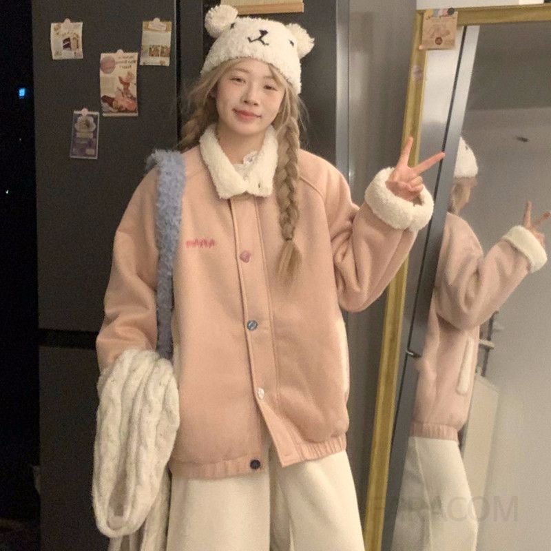여성 루즈핏 덤블카라 숏 패딩 점퍼 자켓 도톰한 따뜻한 겨울 아우터 보온성 좋은 오버핏 캐주얼 코디템 - 상세 이미지 2