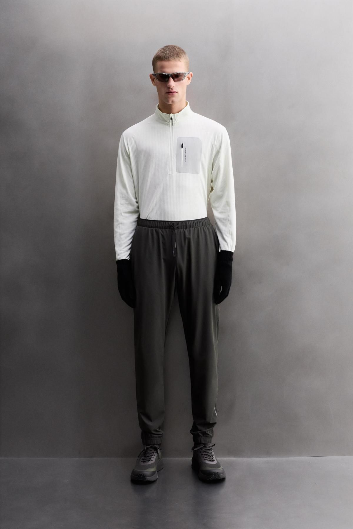 자라 테크니컬 경량 슬림핏 팬츠 6096/322 OLIVE GREEN - 상세 이미지 2