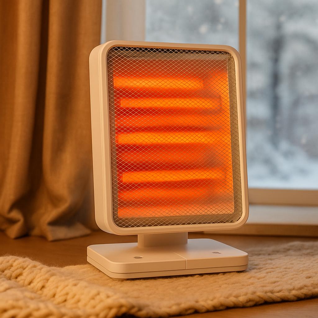 캐로스 전기 스토브 풋터치 캠핑용 탁상용 사무실 원룸 욕실 난로 PTC 미니 휴대용 난방기