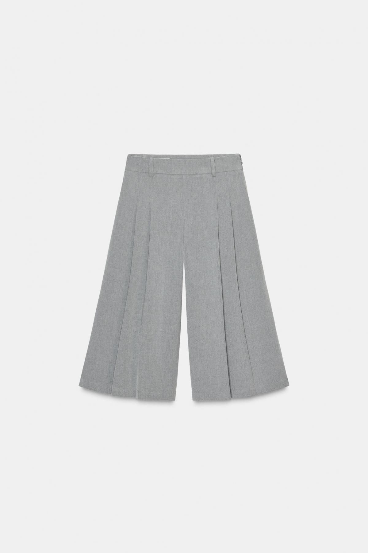 자라 하이웨이스트 롱 버뮤다 팬츠 8073/275 PEARL GREY - 상세 이미지 5