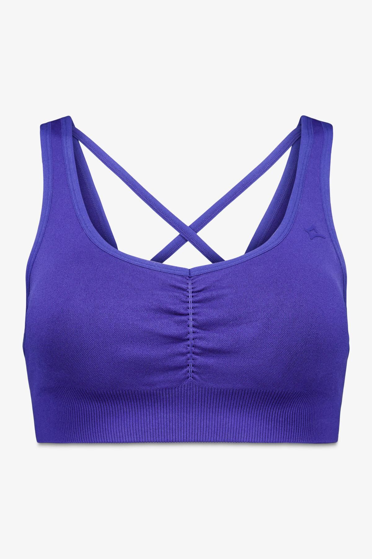 대시 앤 스타즈 심리스 스포츠 브라 블루 하이서포트 9482501 AZUL - 상품 이미지