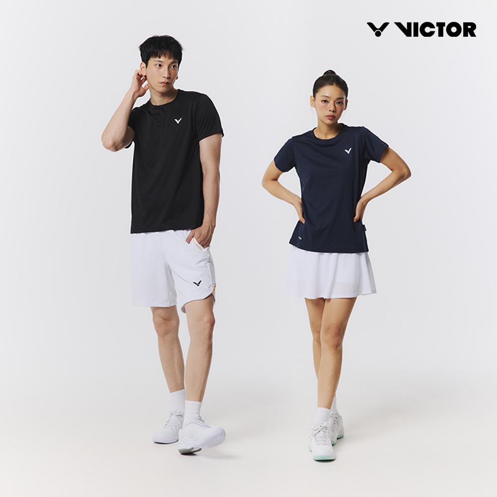 빅터 반팔 티셔츠 남성 남자 게임웨어 배드민턴복 상의 의류 VT25CTS004M - 상세 이미지 4