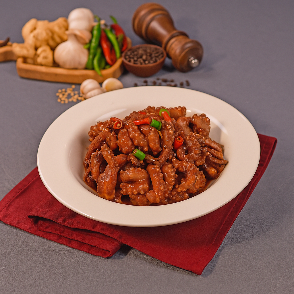 단지화쭈꾸미 맛있게 매운맛 양념 쭈꾸미 볶음 300g 밀키트 캠핑요리 - 상세 이미지 3