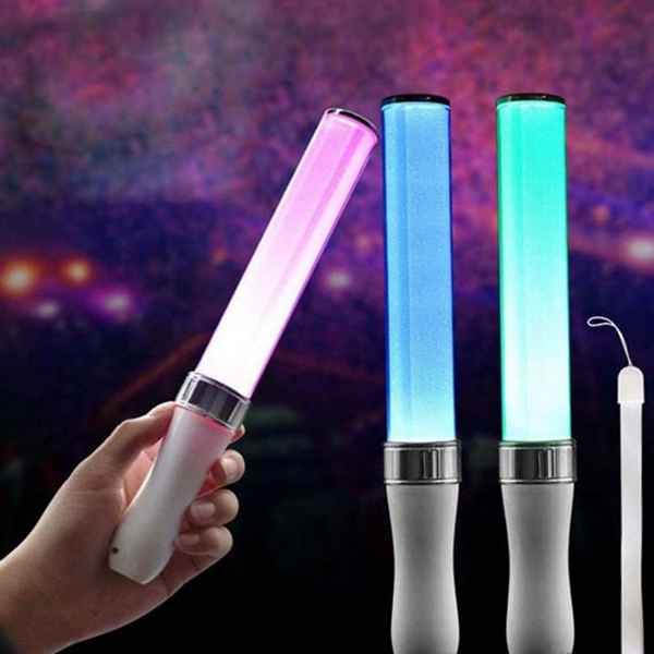 버튼식 led 응원봉 다색 콘서트 응원봉 야광봉 페스티벌 축제 행사 - 상품 이미지