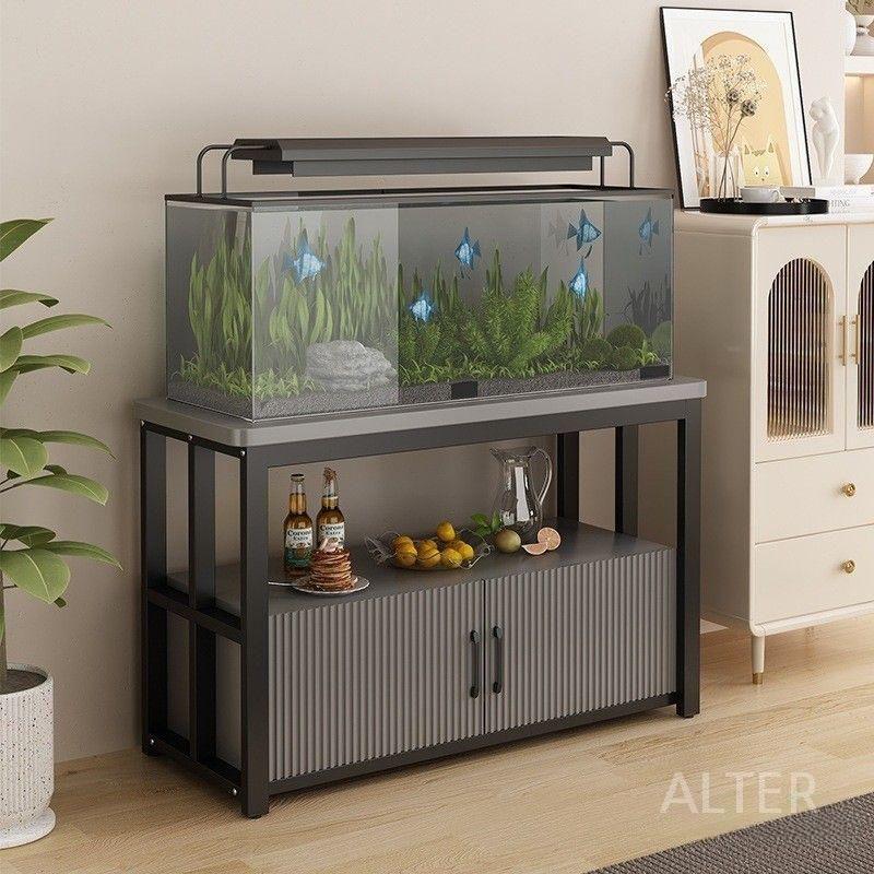 축양장 수납장 수족관 어항 우드 수조 화이트+화이트 60x30x60cm - 상세 이미지 2
