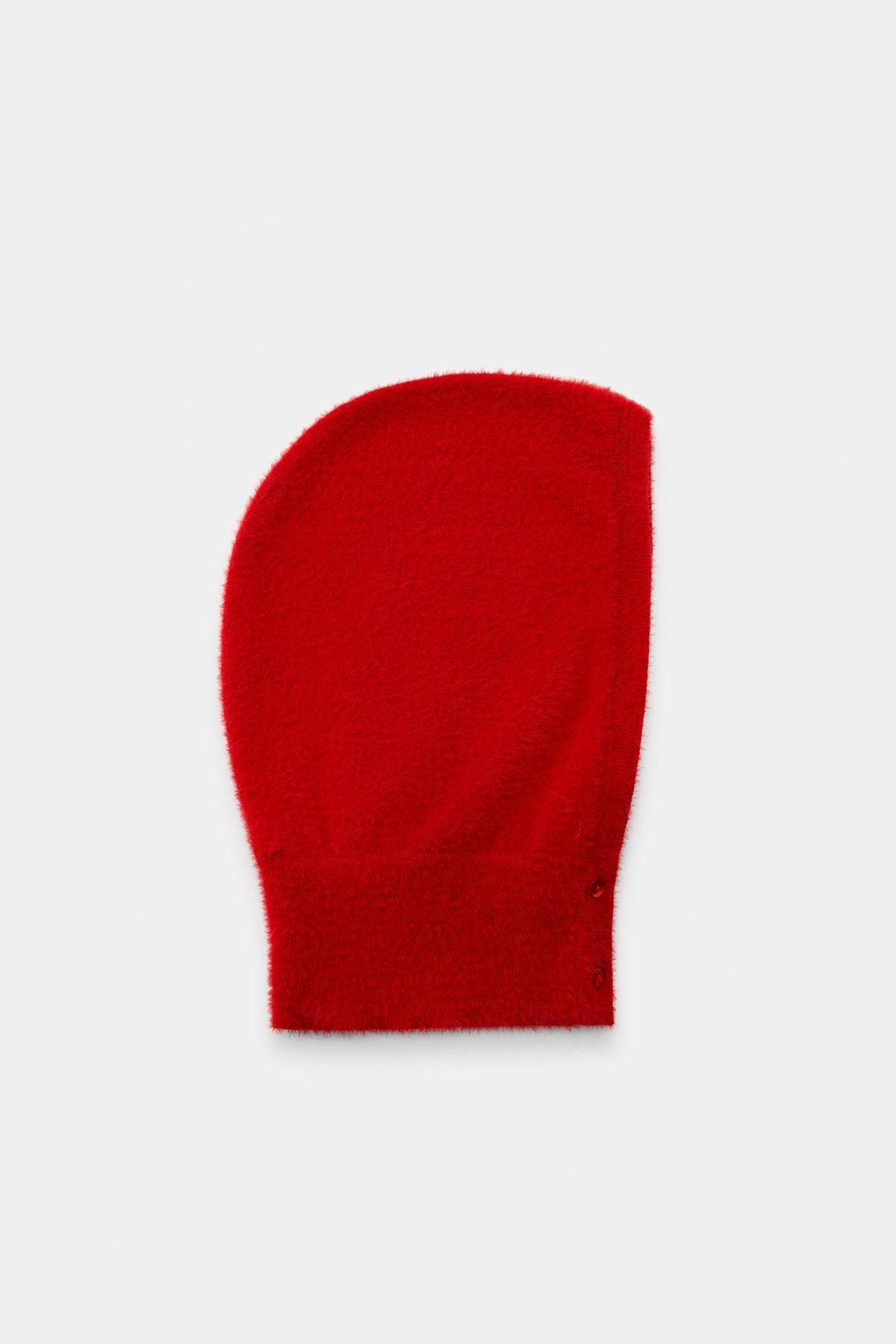 자라 폴리아미드 레드 버튼 후드 1579/605 RED - 상품 이미지