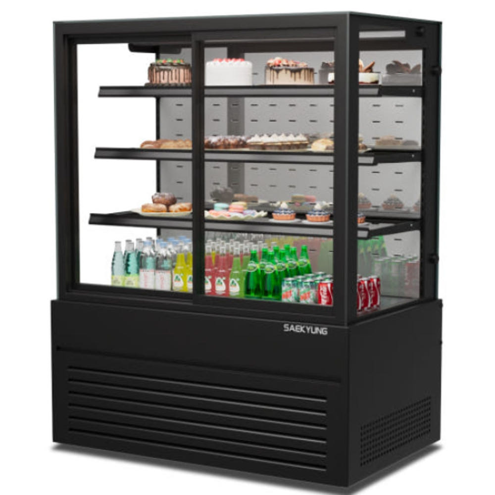 카페 앞문형 쇼케이스냉장고 1200 4단 케이크 음료수 진열대 : 신일N위시웨이