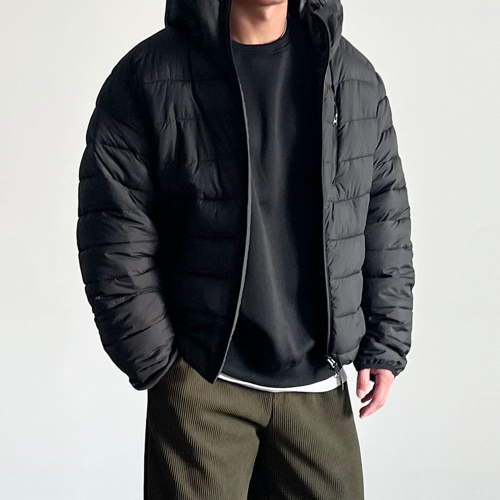 남자후드패딩 남자경량패딩 남성겨울점퍼 초겨울점퍼