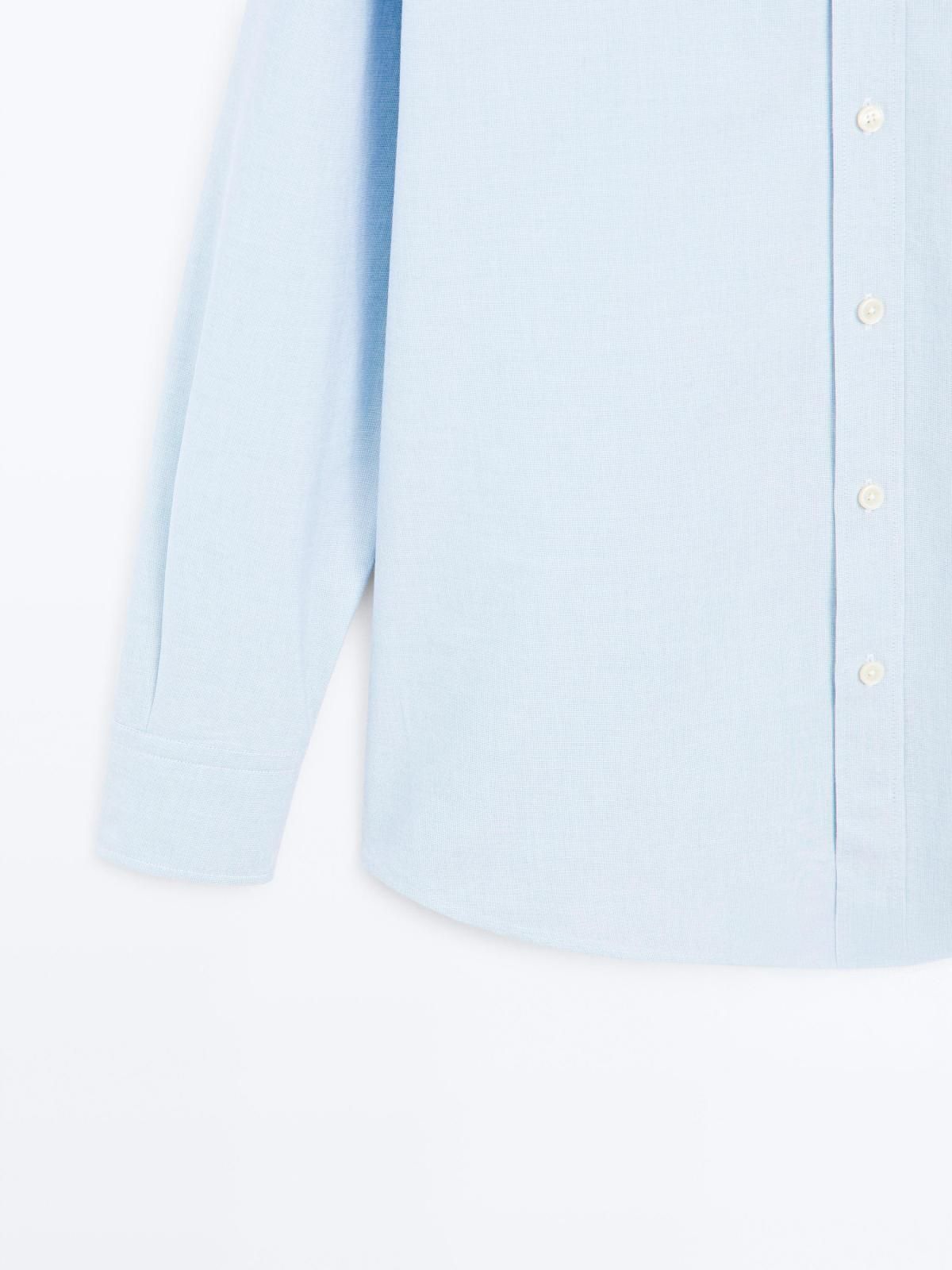마시모두띠 클래식 옥스포드 긴팔 셔츠 레귤러핏 1818/292 SKY BLUE - 상세 이미지 5