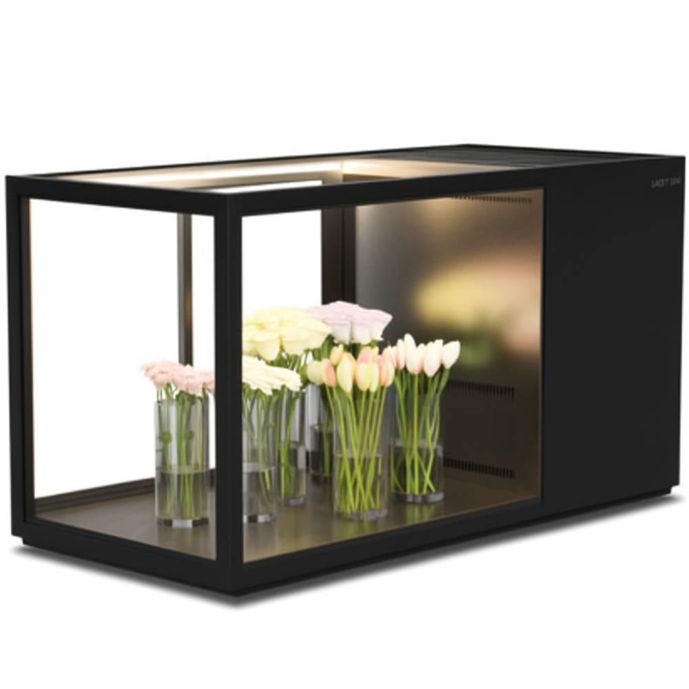 꽃냉장고쇼케이스 평대형진열장 플라워쇼케이스냉장고 1200 검정 : 신일N위시웨이