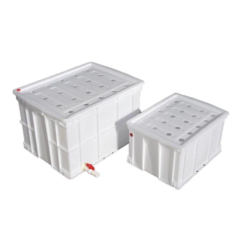 사각 물통 상업용 배수 밸브 상자 박스 110L (66x48.6x41cm) 덮개+4분 밸브 - 상세 이미지 2