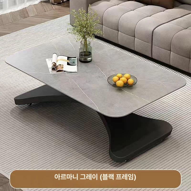 높이조절 테이블 거실 식탁 리프트테이블 다기능 좌식탁자 - 상세 이미지 5