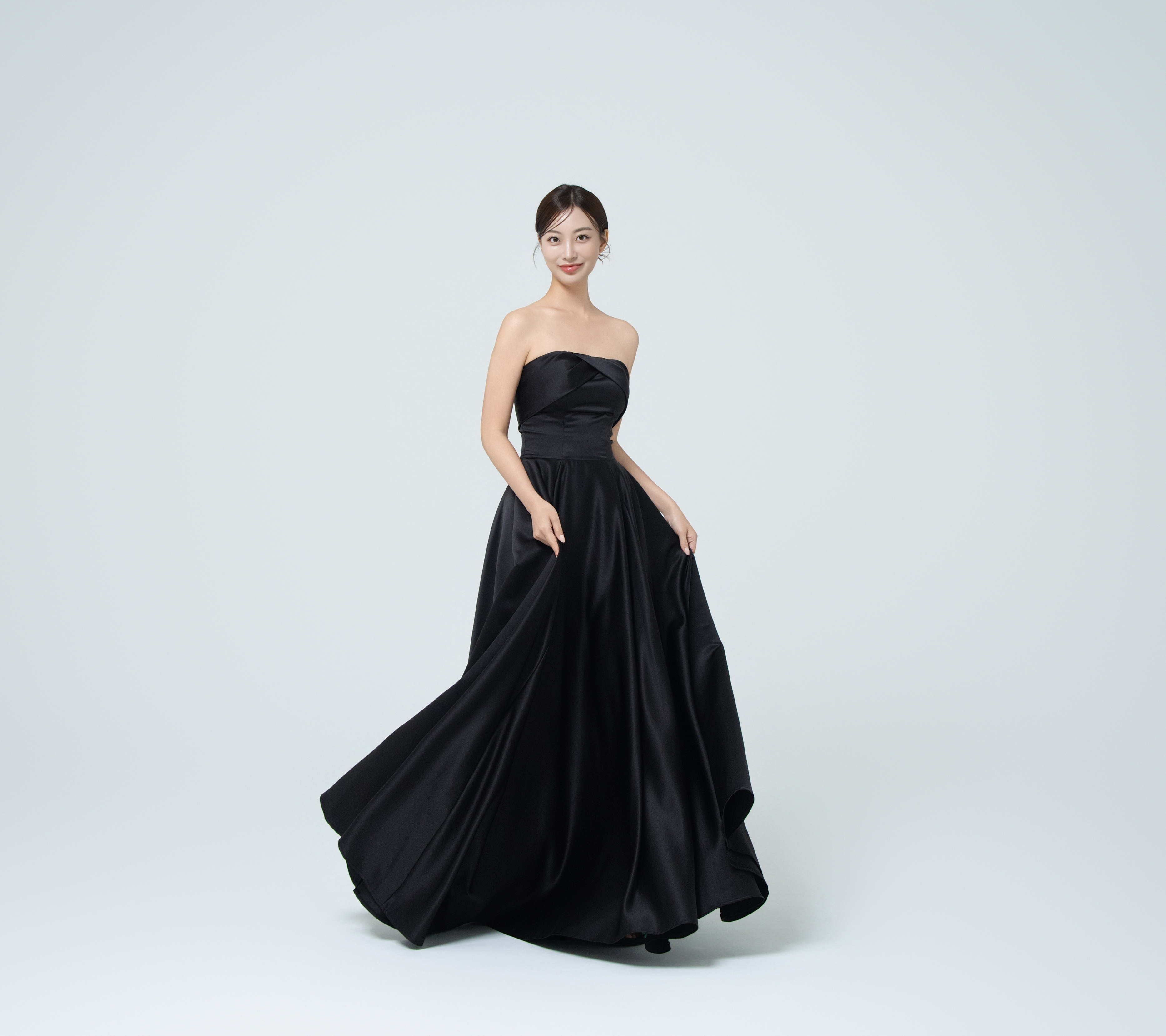 팔토시 탑썬니 블랙드레스 대여 브라이덜샤워 웨딩야외스냅 2부원피스 맘드레스 제주스냅 이미지 4