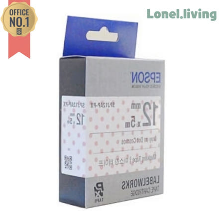 로넬리빙 엡손 라벨테이프 SPJ12AP 도트코스모스 12mm 엡손프린터소모품