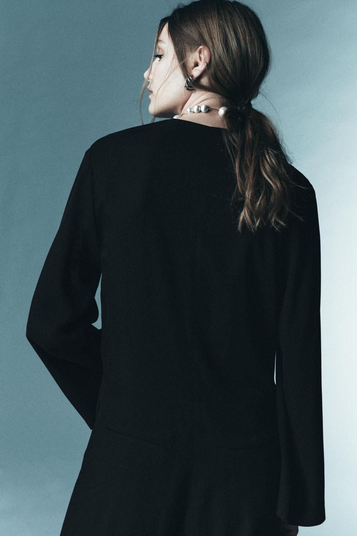 자라 한정판 미니멀 와이드 점프수트 9184/874 BLACK - 상세 이미지 4