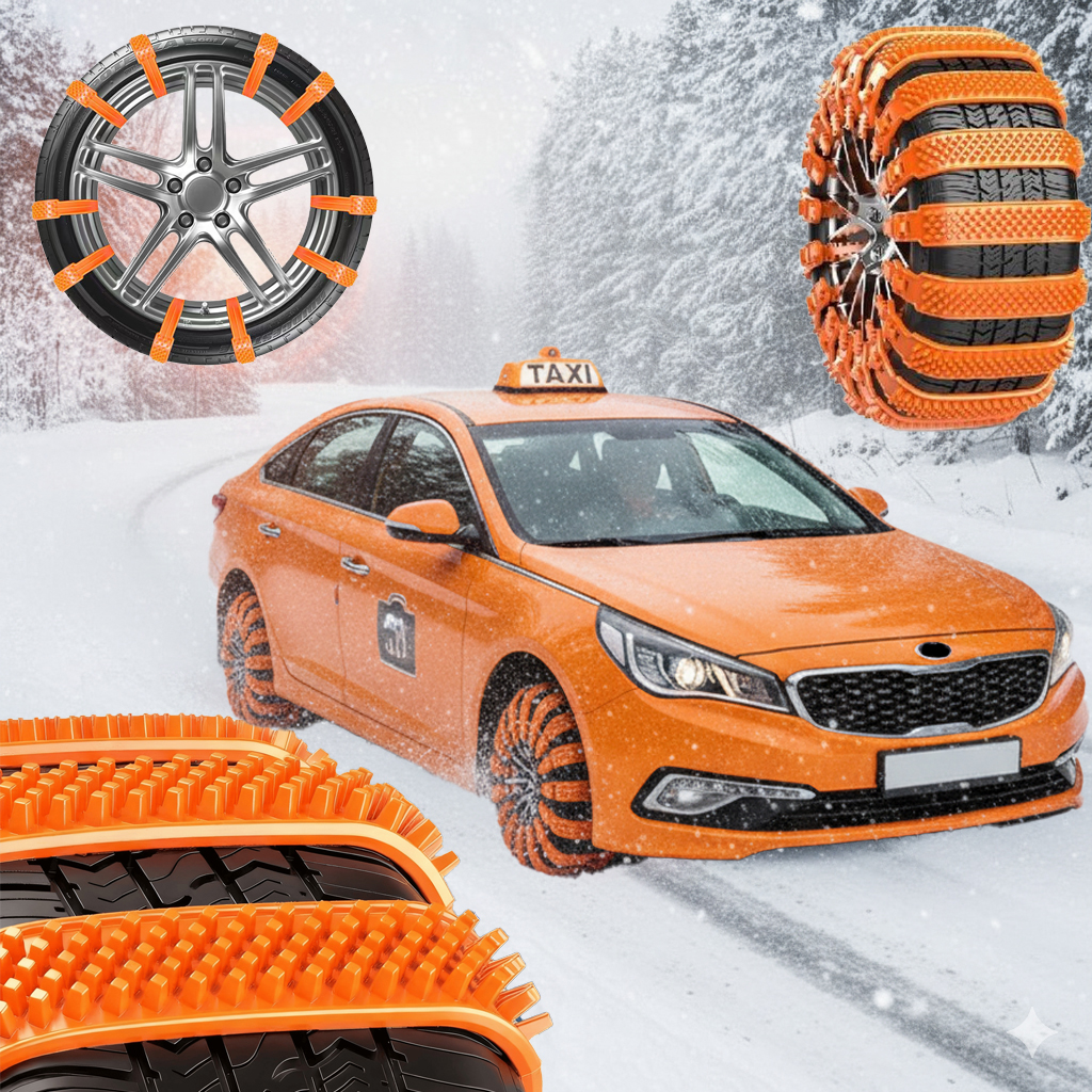 발키리 자동차 우레탄 TPE 1회용 스노우체인 1개