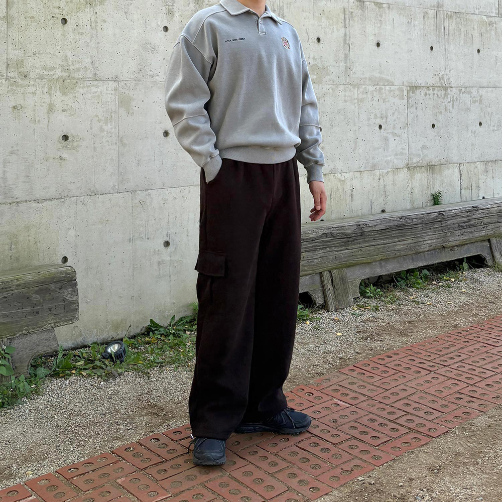 1+1 남자골덴바지 기모카고바지 남성코듀로이팬츠 이미지 7