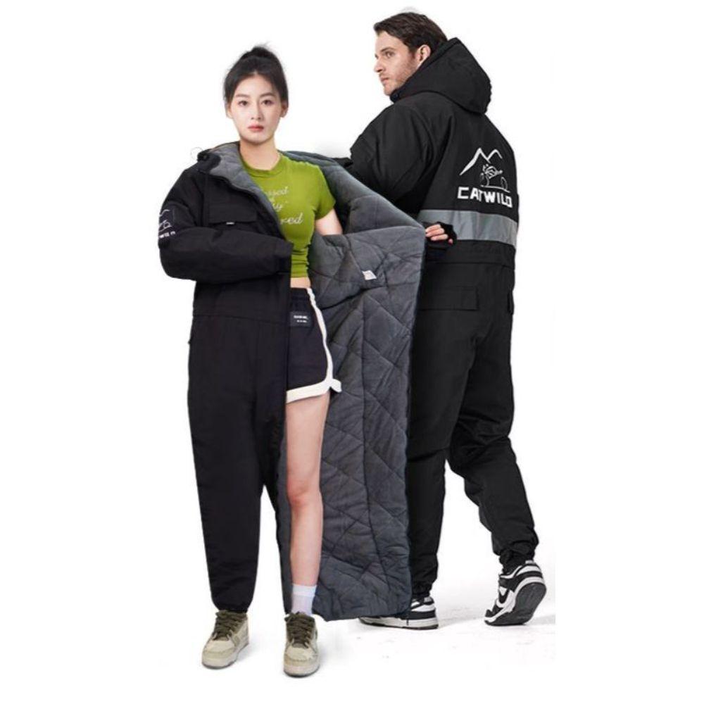 겨울작업복 오토바이 방한복 일체형방한복 배달 우주복 - 상품 이미지