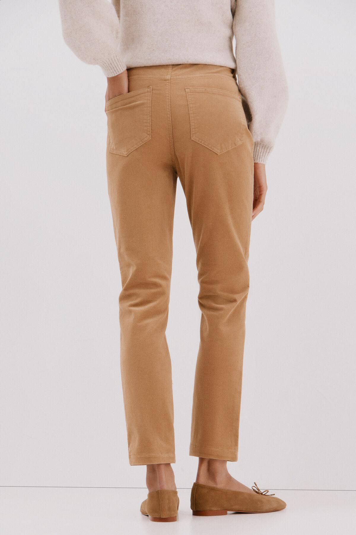 꼬르떼피엘 코듀로이 컴포트 5포켓 슬림핏 팬츠 8722333 BEIGE - 상세 이미지 4