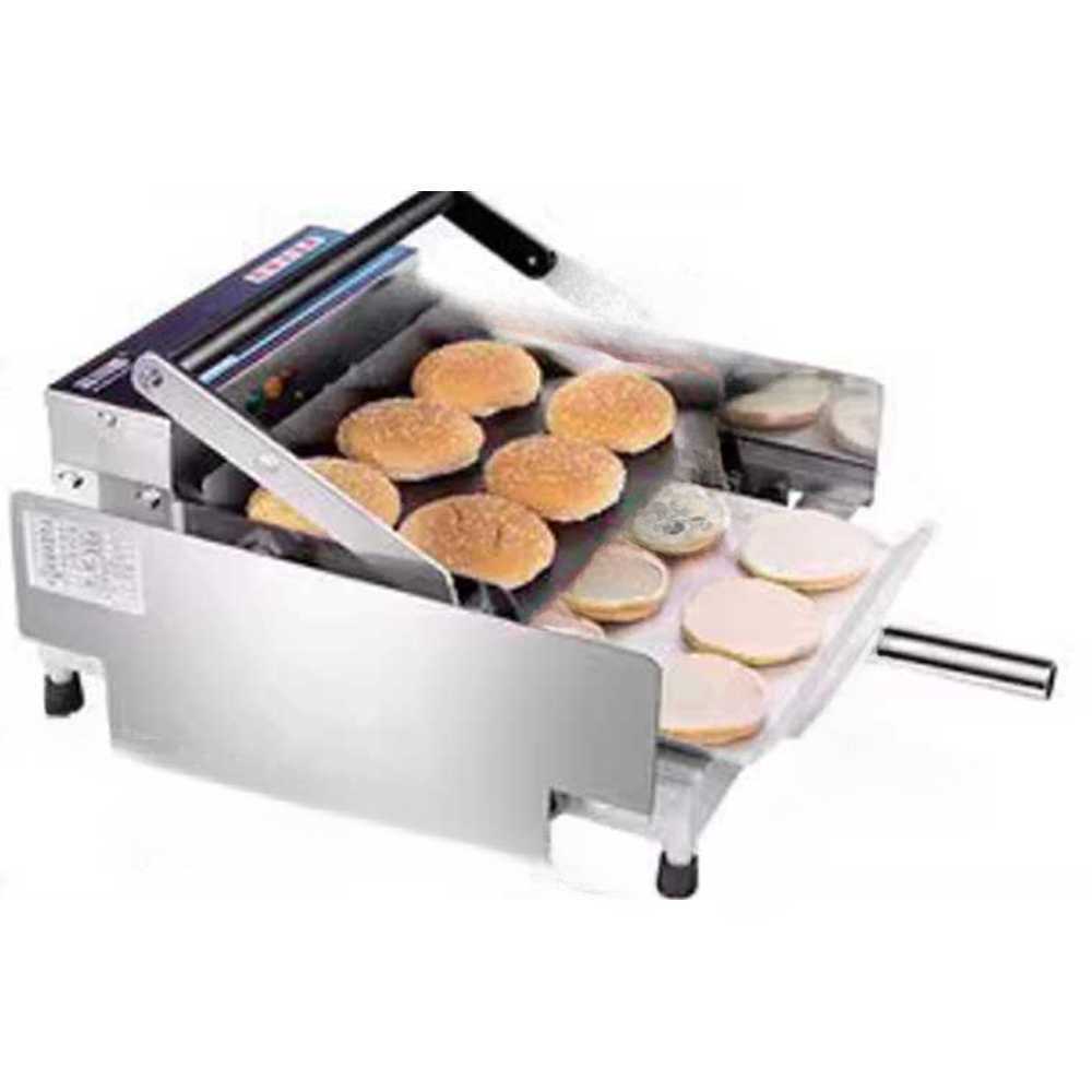 햄버거 토스트기 전자동 온도조절 업소용 가열 머신 알루미늄 - 상품 이미지
