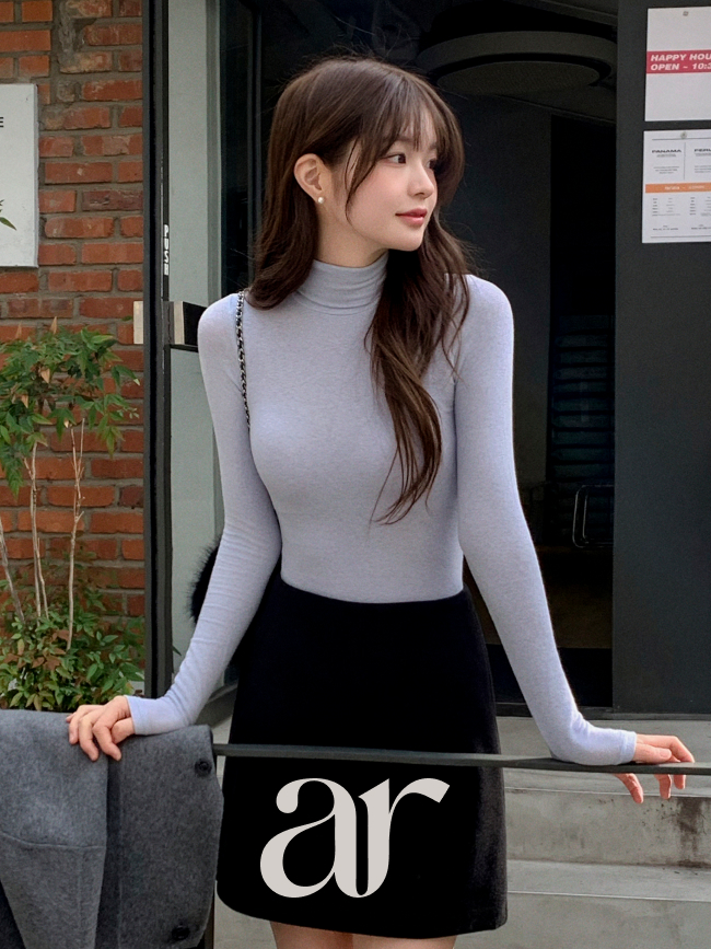 [울함유] 소프트 히트넥 앙고라 울 폴라 티셔츠 ts4755 - 상세 이미지 2