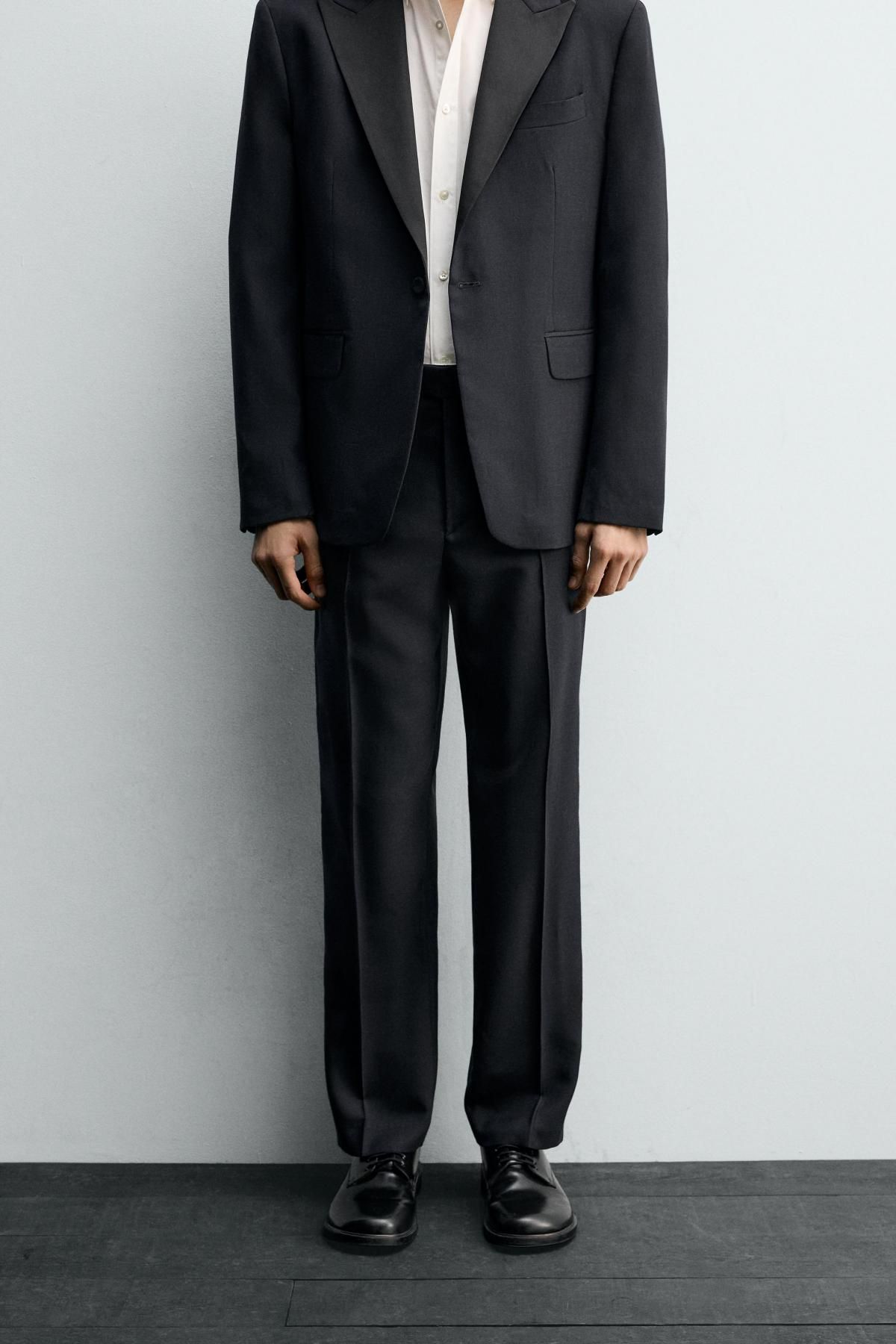 자라 클래식 테일러드 울블렌드 정장 팬츠 9381/004 NAVY BLUE - 상품 이미지