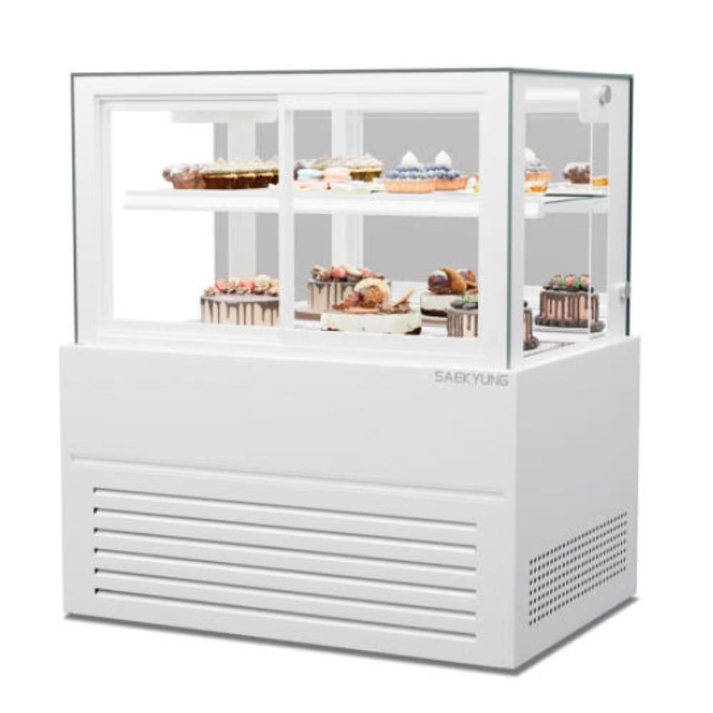 카페쇼케이스냉장고 디저트 마카롱 케익 앞문형 2단 1500 쇼케이스진열장 : 신일N위시웨이