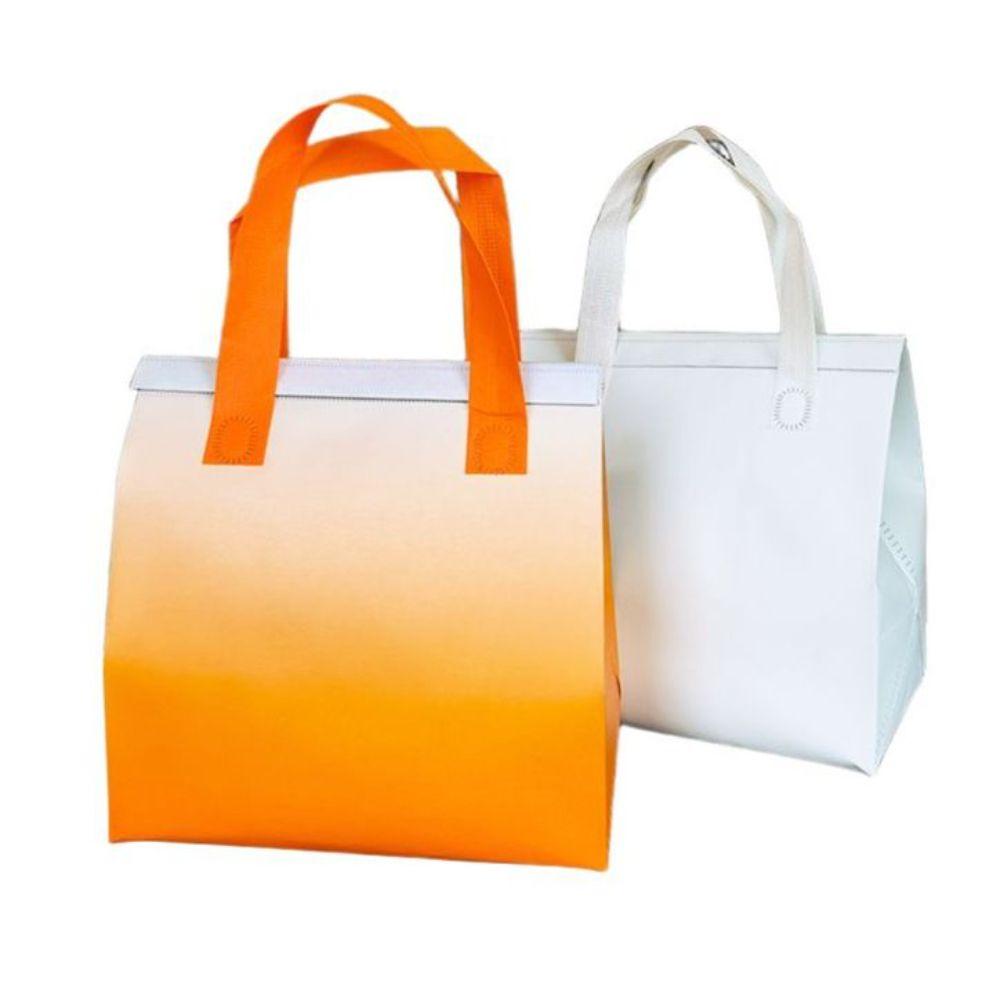 보온 보냉 가방 부직포 휴대용 도시락 단열 라이트 그린 200개 21x26x11cm - 상세 이미지 2