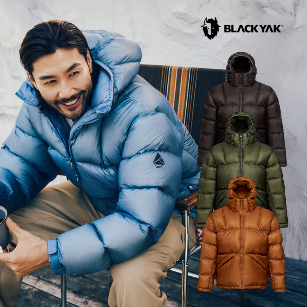 블랙야크 스톤마스터 경량 다운 후드 점퍼 남녀공용 등산 겨울 - 상품 이미지