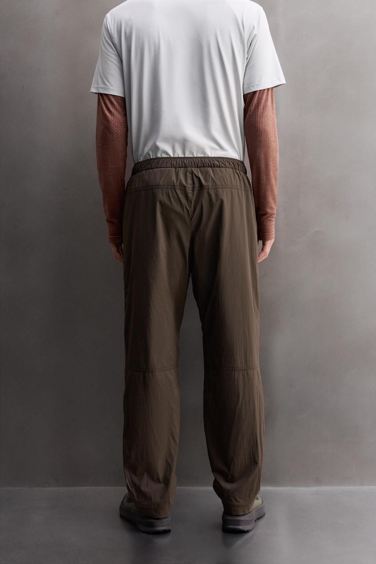 자라 테크니컬 배색 라인 카고 팬츠 1732/312 BROWN - 상세 이미지 3