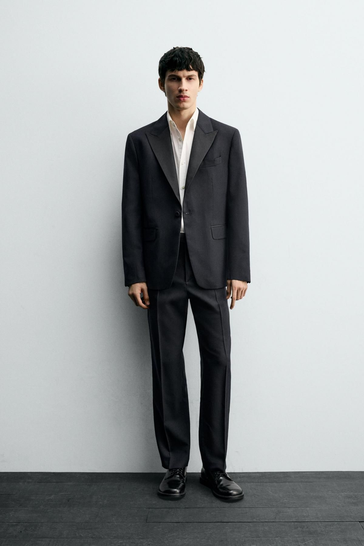 자라 클래식 테일러드 울블렌드 정장 팬츠 9381/004 NAVY BLUE - 상세 이미지 2