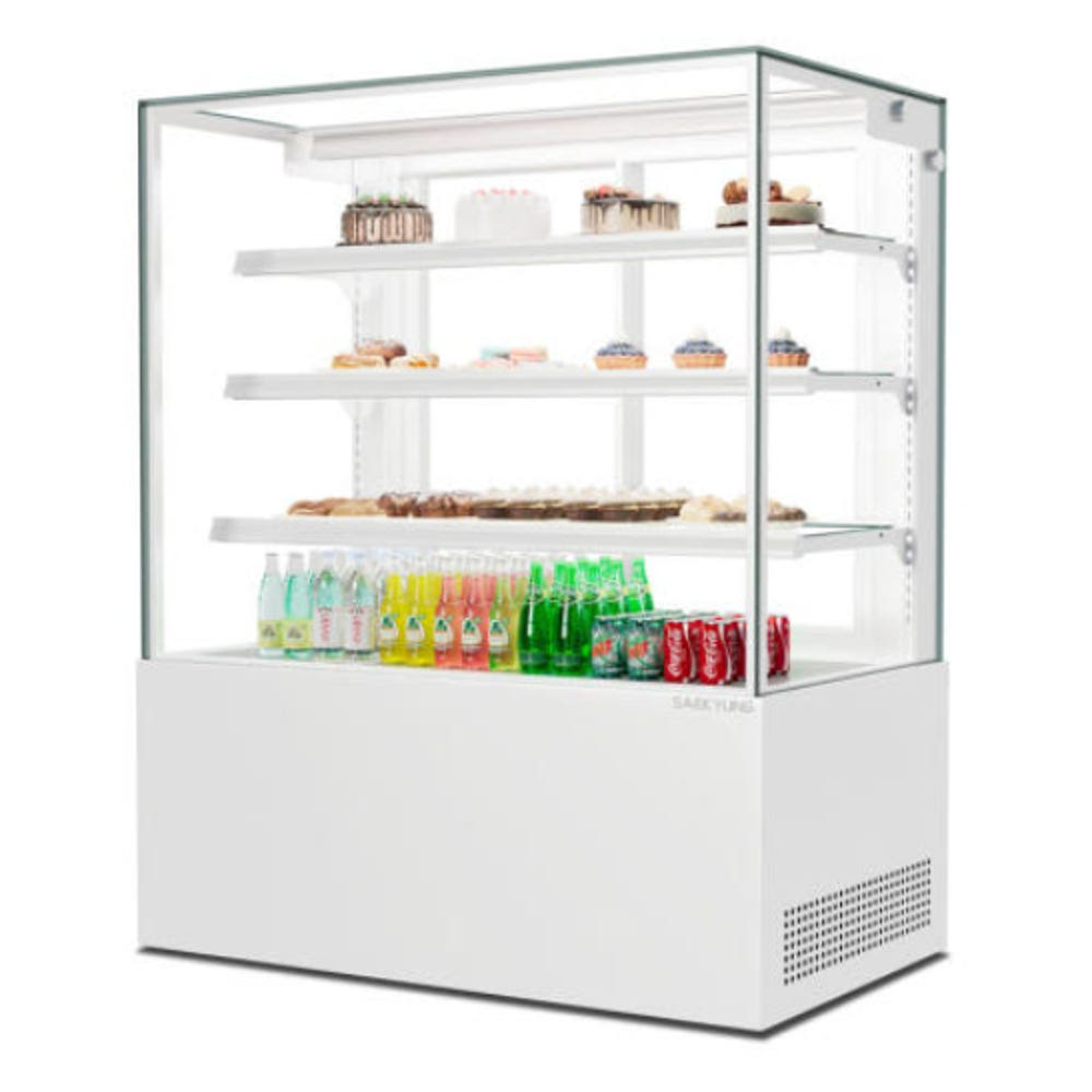 디저트 제과쇼케이스 케익 음료수 4단 1500 카페 진열장 뒷문형 : 신일N위시웨이