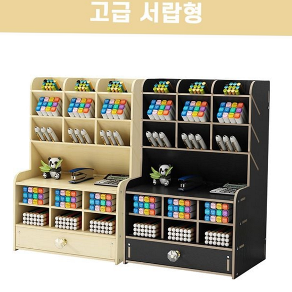 데스크 책상 정리함 사무실 원목 책상 정리함 수납함 수납 - 상세 이미지 2