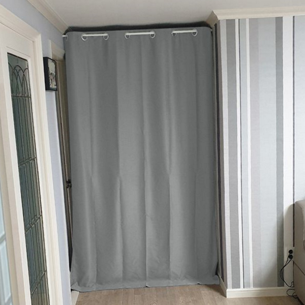 현관 암막 중문 커튼 단열 방한 중문 커튼 침실 거실