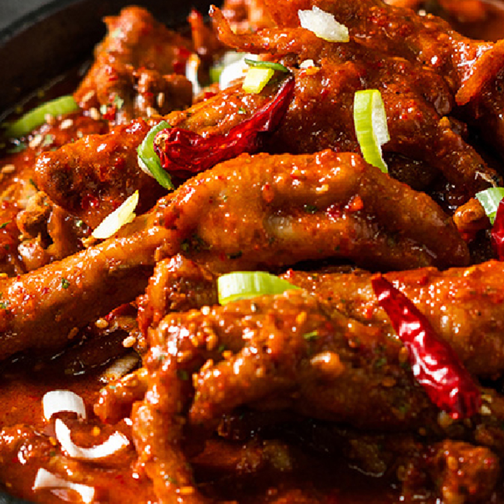 [2인분] 매콤 무뼈 국물닭발 700g 2인분/ 대용량 진짜 불맛 매콤한 국물요리 - 상세 이미지 4
