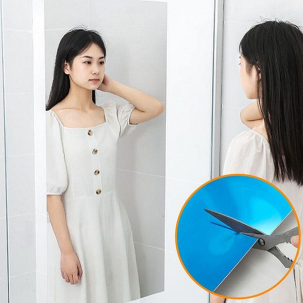 안전 거울 시트지 인테리어 벽 거울 시트지 현관 방문 - 상품 이미지
