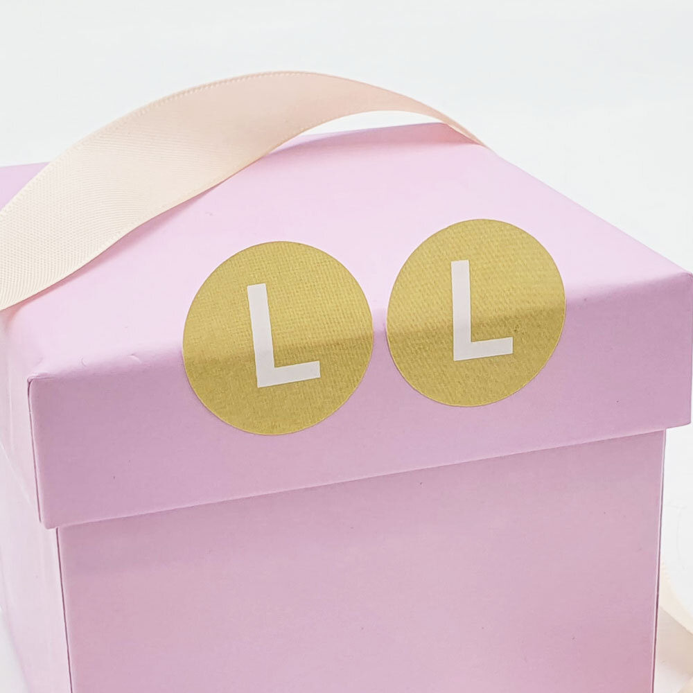 원형 라벨 스티커 L사이즈 문구용 스티커 - 상품 이미지